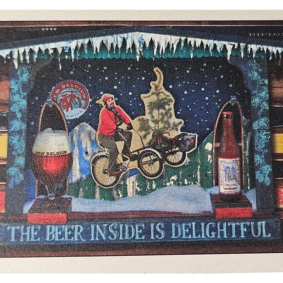 New Belgium Coaster Postcards 2° Below Winter Ale Beer Promo Holiday  Lot of 10 - Picture 4 of 14